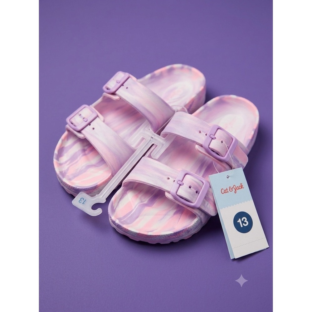 Cat & Jack Sandals Little Girls size 13